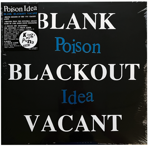 Poison Idea: Blank Blackout Vacant 12