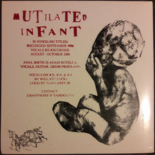 Anal Birth: Mutilated Infant 12"