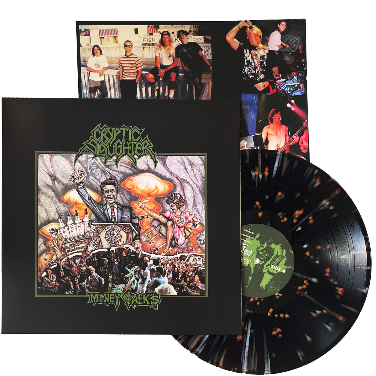 【Crossover】 Cryptic Slaughter / Money Ta Cryptic Slaughter – Money Talks – Vinyl (LP, Album + 3 more