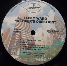 Jacky Ward: A Lover's Question 12"