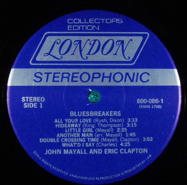 John Mayall W/Eric Clapton: Blues Breakers 12