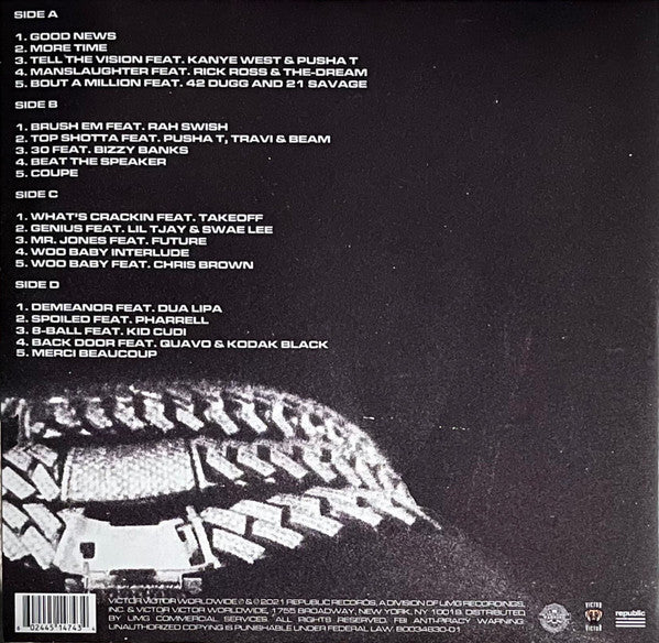 米2LP Pop Smoke Faith B003483001 Victor Victor, Repub /00660 Pop Smoke-Faith 2LP | Newbury Comics