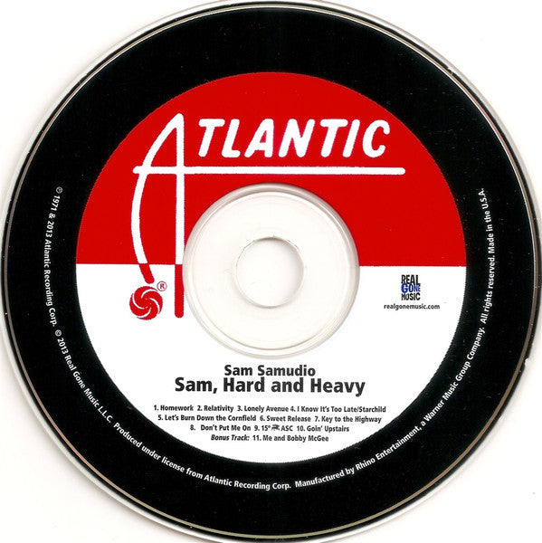 Sam Samudio: Sam, Hard And Heavy CD – Sorry State Records