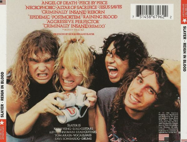 Slayer: Reign In Blood CD – Sorry State Records