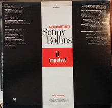 Sonny Rollins: Great Moments With Sonny Rollins 2x12"