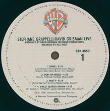 Stephane Grappelli / David Grisman: Live 12"