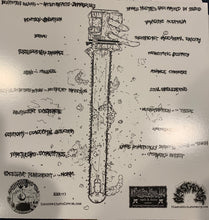 Sulfuric Cautery: Chainsaws Clogged With The Underdeveloped Brain Matter Of Xenophobes 12"