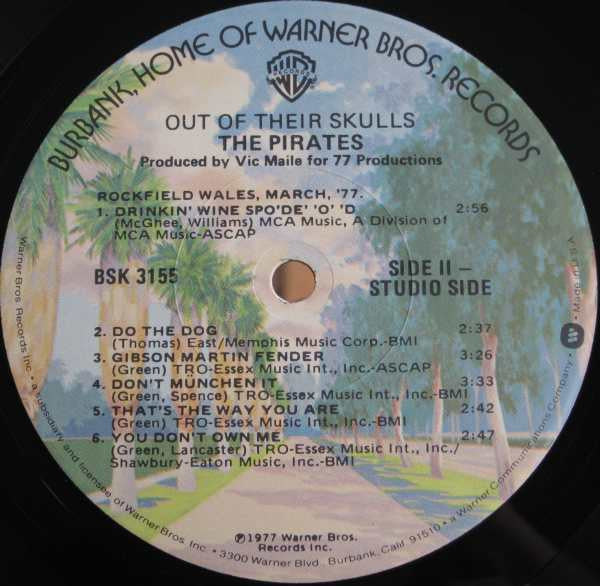 The Pirates Out of Their Skulls パイレーツ CD The Pirates – Out Of Their Skulls – 2 x CD (Compilation