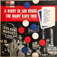 The Mary Kaye Trio: A Night In Las Vegas 12"