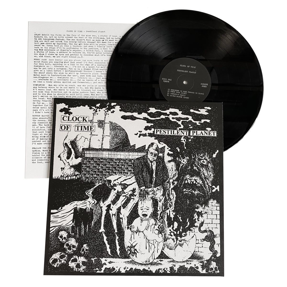 タイムズ　THE TIMES レコード Clock of Time: Pestilent Planet 12
