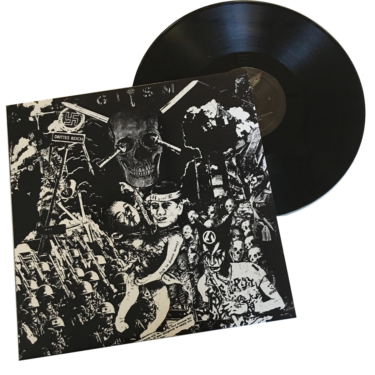 レア‼️ G.I.S.M. DETESTATION 12'' WHITE G.I.S.M. Detestation LP White Vinyl-Crow Last Bomb The