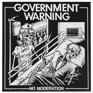 Government Warning: No Moderation 12"