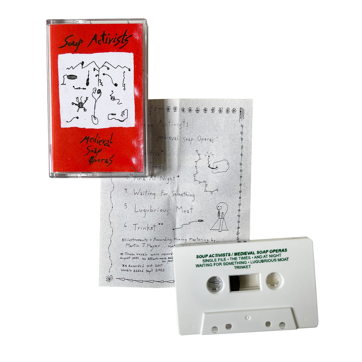 Soup Activists Medieval Soap Operas cassette Sorry State Records