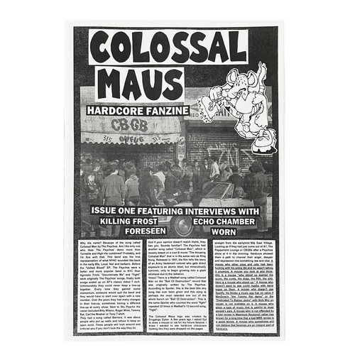 Colossal Maus fanzine #1
