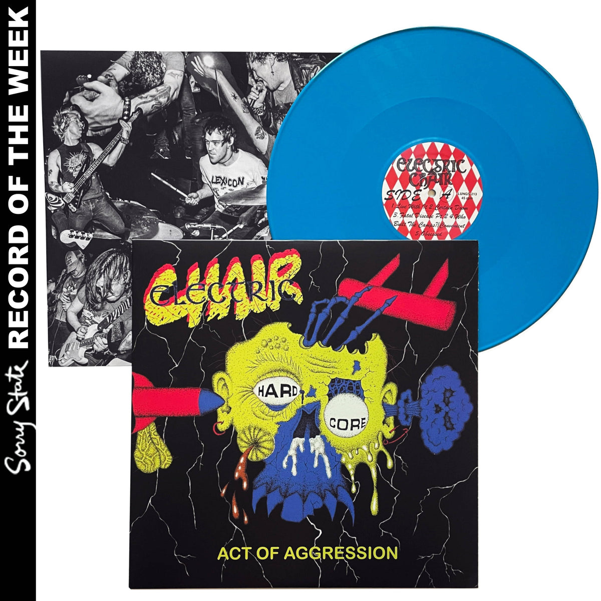 Record of the Week Electric Chair Act of Aggression LP Sorry State