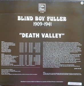 Blind Boy Fuller: 1909-1941 "Death Valley" 12"