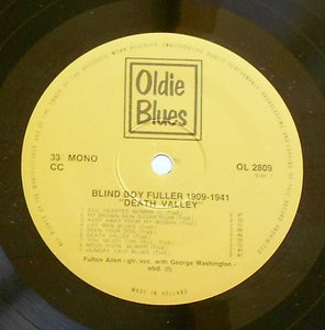 Blind Boy Fuller: 1909-1941 "Death Valley" 12"