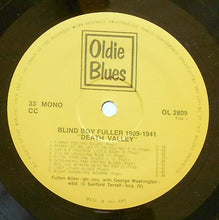 Blind Boy Fuller: 1909-1941 "Death Valley" 12"