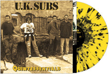 UK Subs: Quintessentials 12" (yellow/black splatter vinyl)