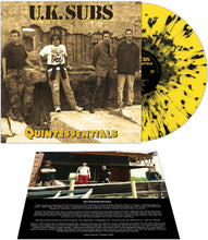 UK Subs: Quintessentials 12" (yellow/black splatter vinyl)