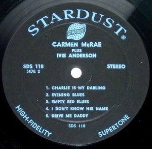Carmen McRae: A Foggy Day With Carmen McRae 12"