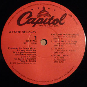 A Taste Of Honey: S/T 12"