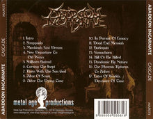 Abaddon Incarnate: Cascade CD