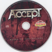 Accept: Blood Of The Nations CD