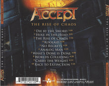 Accept: The Rise Of Chaos CD