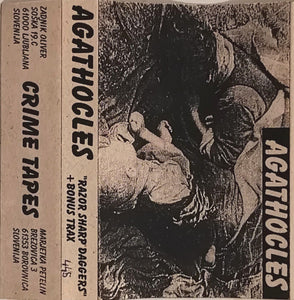 Agathocles: Razor Sharp Daggers + Bonus Trax cassette
