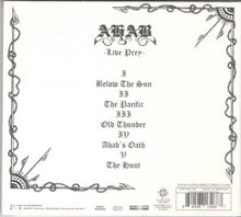 Ahab: Live Prey CD