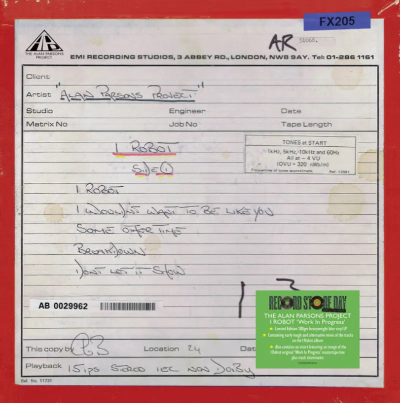Alan Parsons Project: I Robot (Work In Progress) 12