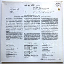 Alban Berg: Streichquartett Opus 3 / Lyrische Suite 12"