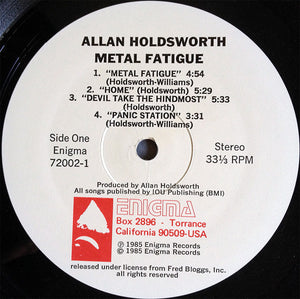 Allan Holdsworth With I.O.U.: Metal Fatigue 12"