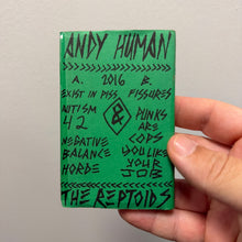 Andy Human & the Reptoids: Tour Tape '16 cassette