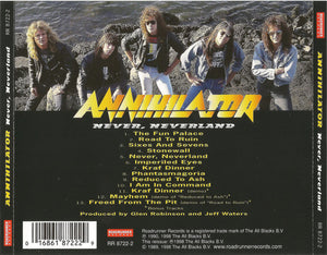 Annihilator: Never, Neverland CD