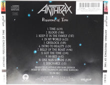 Anthrax: Persistence Of Time CD