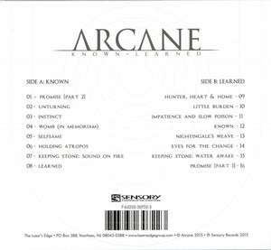 Arcane: Known/Learned 2xCD