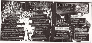 Archagathus / Hip Cops / Violent Gorge / Pancreatectomie: Nauseating Grindcore Degenerates cassette