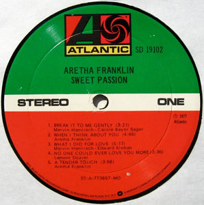 Aretha Franklin: Sweet Passion 12"