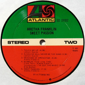 Aretha Franklin: Sweet Passion 12"