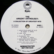 Argent: The Argent Anthology - A Collection Of Greatest Hits 12"