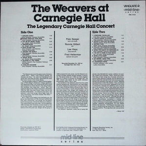 The Weavers: At Carnegie Hall 12"