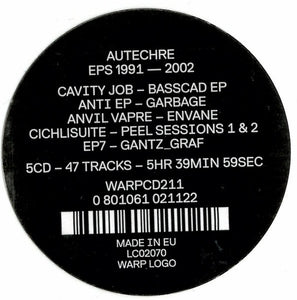 Autechre: EPs 1991 – 2002 CD box set