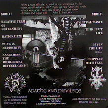 Axiom: Apathy & Privilege 12"