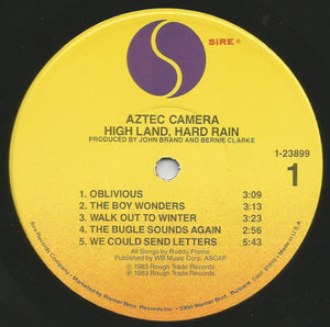 Aztec Camera: High Land, Hard Rain 12"