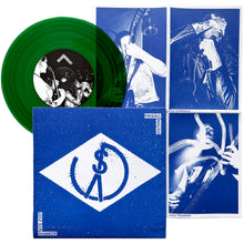 Prisão: Nação 7” azul e verde