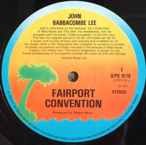 Fairport Convention: "Babbacombe" Lee 12"