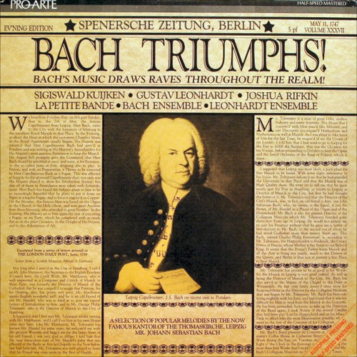 Johann Sebastian Bach, Sigiswald Kuijken, etc.: Bach Triumphs! 12