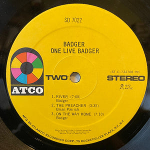 Badger: One Live Badger 12"